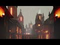 Fantasy Middle Ages Village ambience - Rain and thunder