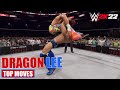 DRAGON LEE TOP SIGNATURE FINISHER MOVES | WWE 2K22