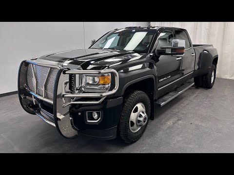 2016 GMC Sierra 3500HD 4WD Crew Cab Long Box Denali in Black for sale at Davis GMC Buick Lethbridge in Lethbridge, AB