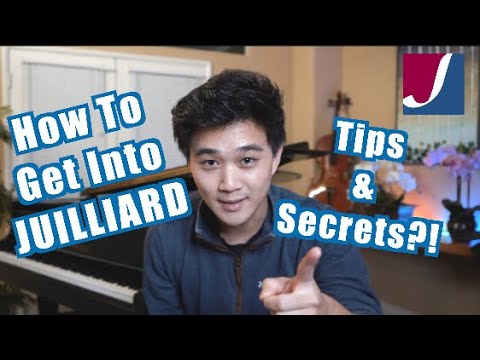HOW TO GET INTO JUILLIARD (College Music Audition)