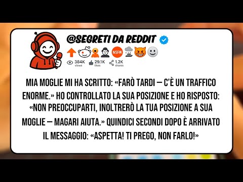 Mia moglie mi ha scritto: «Farò tardi — c’è un traffico enorme.»Ho controllato la sua posizione e ho