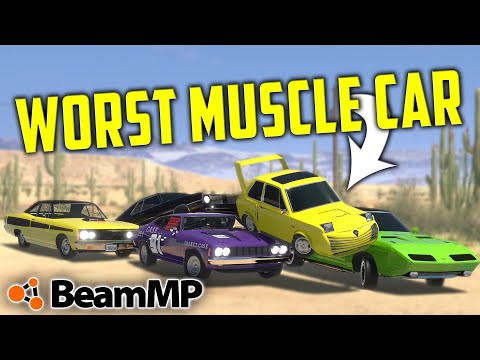We Built Awful Muscle Cars And Raced Them In BeamNG MULTIPLAYER! Automation - BeamNG