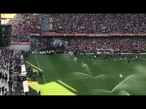 Lens vs Lille fans fight🤯