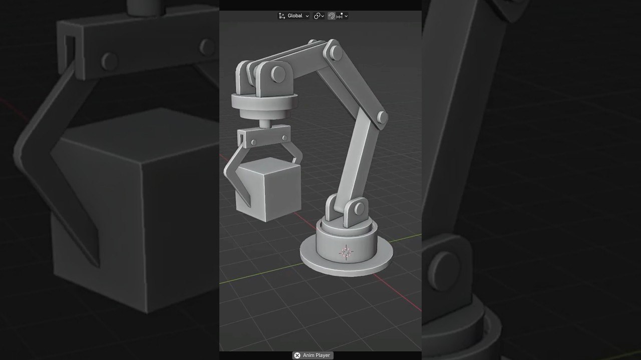 How to Rig and Animate a Robotic Arm in Blender?