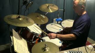 Running Scared by Jeff Lynne -----drum cover.