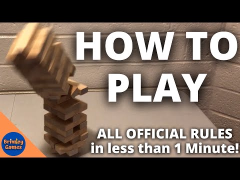 How to Play Jenga (ALL Official Rules)