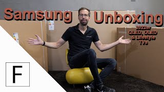 Samsung TV Modelle 2022 Unboxing & Infos zu den 4K * 8K * OLED * The Frame Modellen (Teil 1)
