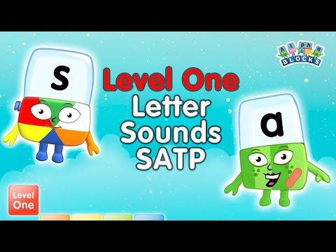 #ステイアットホーム - アルファブロックレベル1｜文字の音 - SATP｜#ホームスクーリング (#Stayathome - Alphablocks Level One | Letter Sounds - SATP | #HomeSchooling)