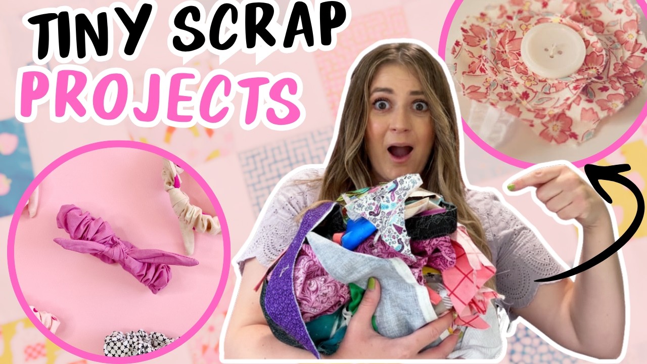 I Turned My Tiniest Scraps Into These 3 Cute Projects!
