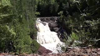 preview picture of video 'Saxon Falls near Saxon/Hurley, Wisconsin'