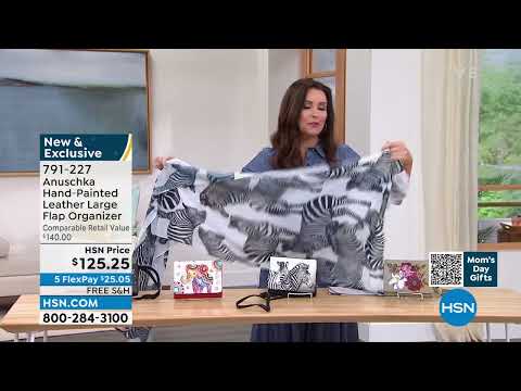 Anuschka HandPainted Leather Large Flap Organizer w/ RFID