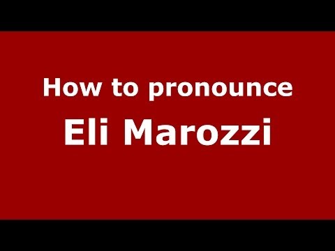 How to pronounce Eli Marozzi (Italian/Italy) - PronounceNames.com
