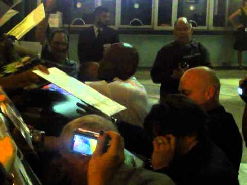 Johnny Depp Signing Autographs @ The Rum Diary Premiere