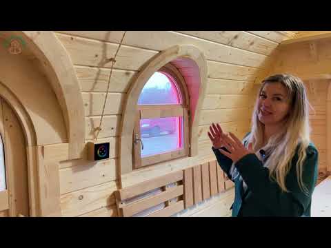 фото баня сундук 6 м, 2 отделения, с подсветкой и душевой 0