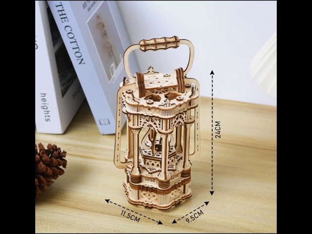 Vídeo relacionado con Cuteefun Puzzle 3D de Linterna, Kit de Construcción de Madera para Adultos, Artesanía única, Ideal para Cumpleaños, Navidad, Día del Padre (Hand Lantern)
