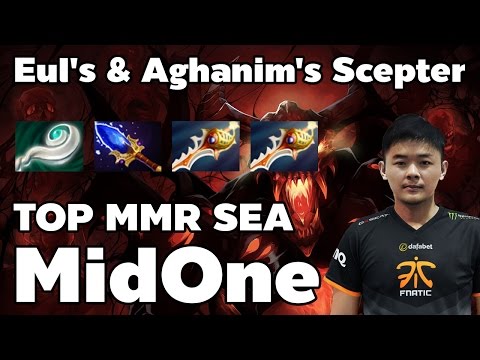 TOP MMR SEA Eul's & Aghanim's Scepter + x2 Divine Rapier - Shadow Fiend by MidOne