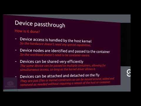 GPU, USB, NICs and Other Physical Devices in Your Containers