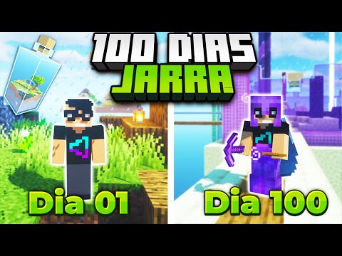 SOBREVIVI 100 DIAS EM UMA JARRA NO MINECRAFT - O FILME
