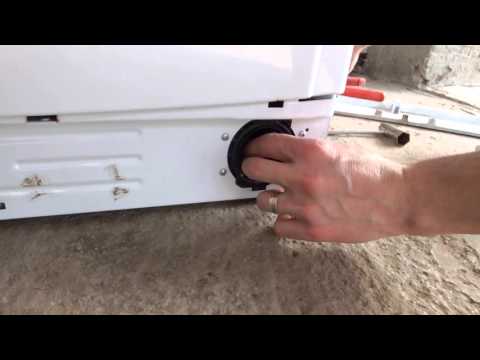 Washing machine drain pump cleaning tutorial