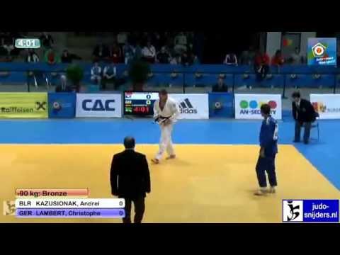 Judo: Andrei Kazusionak (BLR) - Christophe Lambert (GER) [-90kg] bronze