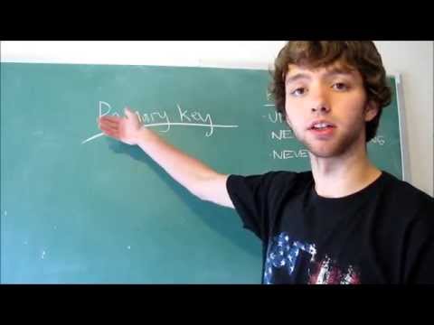 Database Design 24 - Primary Key and Alternate Key