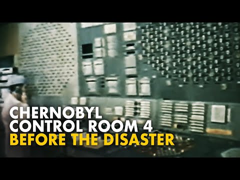 Chernobyl Control Room 4 BEFORE and AFTER the DISASTER