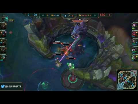 C9 vs SSG - Wombo Combo Team fight | World Championship 2016 - Quarterfinals