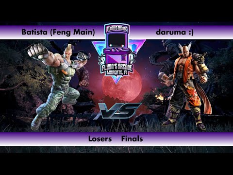 Flynn's Arcade 082 Losers Final - Batista (Jack-7) Vs daruma :) (Heihachi) Tekken 7 Tournament