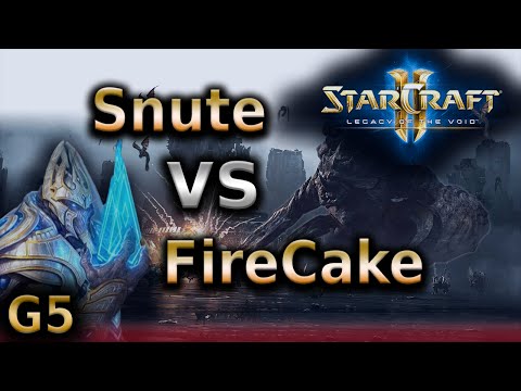 Starcraft 2 LotV - Snute vs FireCake - ZvZ G5 - SC2 tournament