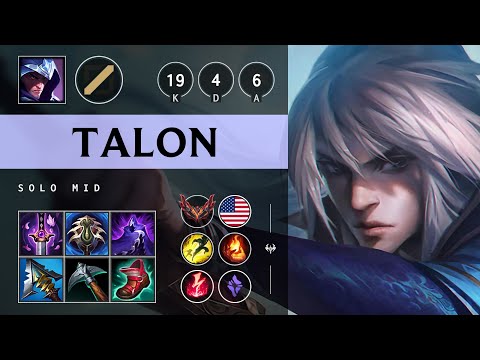 Talon Mid vs Syndra: Legendary - NA Grandmaster Patch 14.16