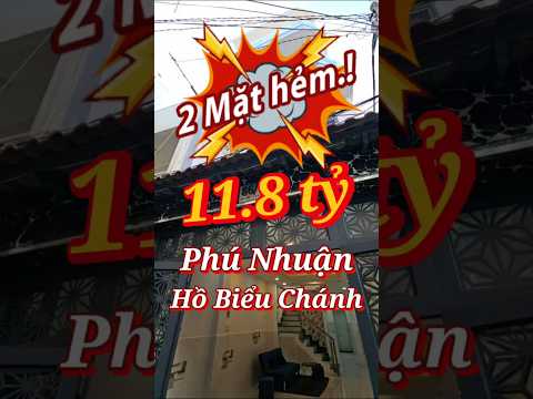 Nhà rộng 3 mặt thoáng Phú Nh