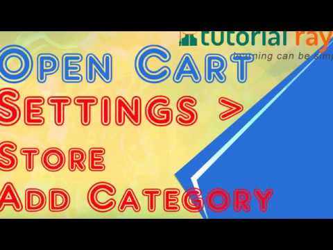 9 OpenCart Catelog Add Category | Open Cart Tutorials | How to add ad category