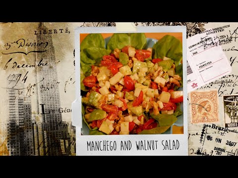 Sensational Spain | Manchego and Walnut Salad | Food Travels