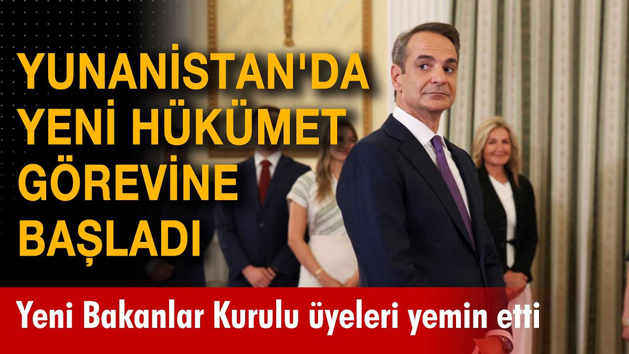 The new government takes office in Greece