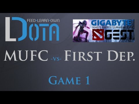 MUFC vs First Departure - Game 1 (GEST Dota 2 Playoffs)