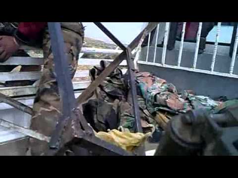 رصد للأسلحة والعتاد اللتي تم اغتنامها في حاجز تل عثمان في ريف حماه بعد السيطرة عليه من قبل لواء أسامة بن زيد