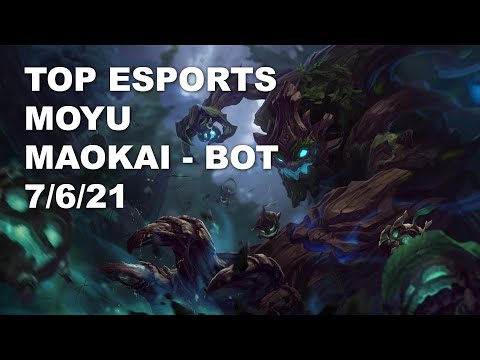 Top Esports Moyu Bot Maokai vs Aphelios - KR Grandmaster Patch 10.8