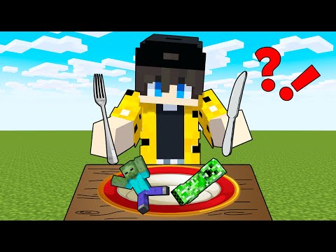 VicccTv - Minecraft, But I eat the MOBS!!
