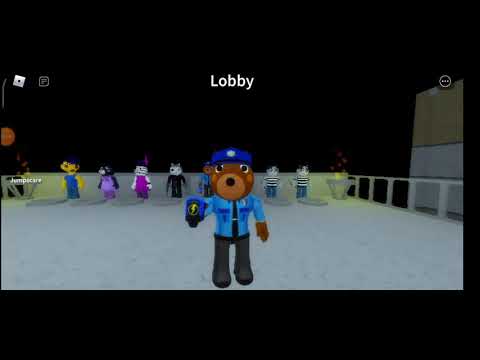 ROBLOX ACCURATE PIGGY ROLEPLAY: NON INFECTED POLICE DOGGY JUMPSCARE