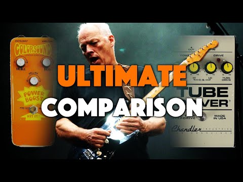 Colorsound Powerboost vs. Tube Driver (ULTIMATE COMPARISON)