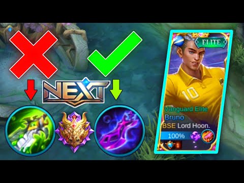 BRUNO BEST BUILD 2021 "INSANE MANIAC" Top 1 Global Bruno Build | Bruno Gameplay | MLBB
