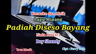Download lagu Karaoke Padiah Diseso Bayang Nada Pria (F) Boy Shandy mp3