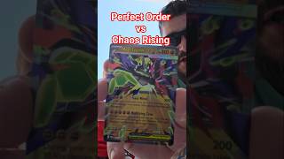 PERFECT ORDER VS. CHAOS RISING WHICH IS YOUR FAVORITE?!?!#pokemon #liamspokedex #packbattle #new