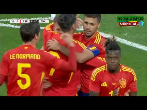 Spain vs Brazil 3 3 Highlights & All Goals 2024