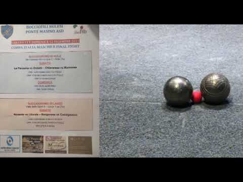 Bocce : Programma Final Eight Coppa Italia 2021 - Ponte Masino 11/12 Dicembre 2021