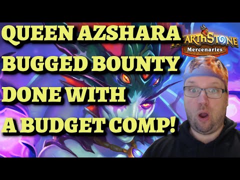 F2P BUDGET BUGGED HEROIC Queen Azshara bounty guide Hearthstone Mercenaries