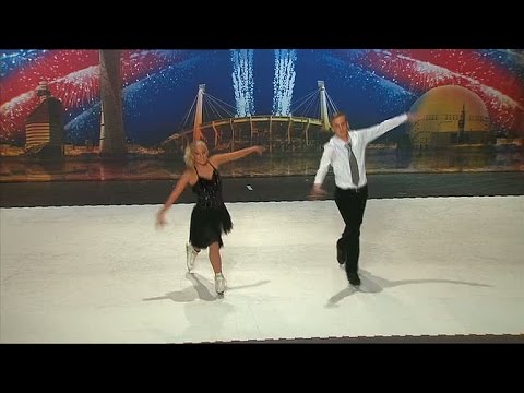 Tiina och Thomas Nordahl dansar isdans - Talang (TV4)