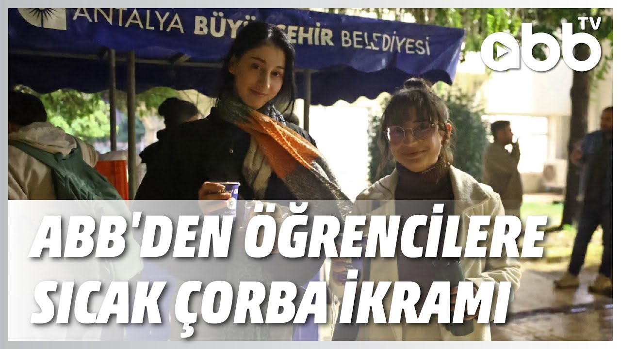 ABB'DEN ÖĞRENCİLERE SICAK ÇORBA İKRAMI