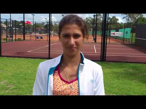 2013 14/u National Claycourt Girls Singles Champion - Jaimee Fourlis
