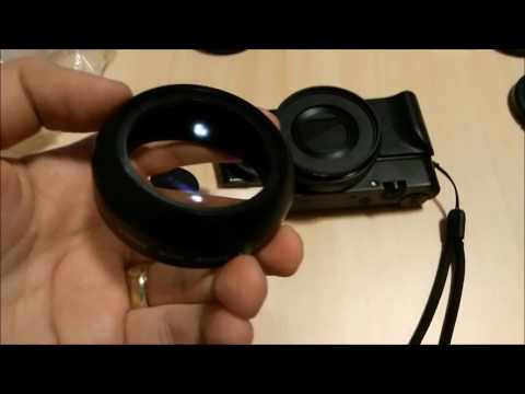 Sony RX100 - KIWI 52mm adapter and K&F Concept Zoom, Wide Angle and Macro lenses